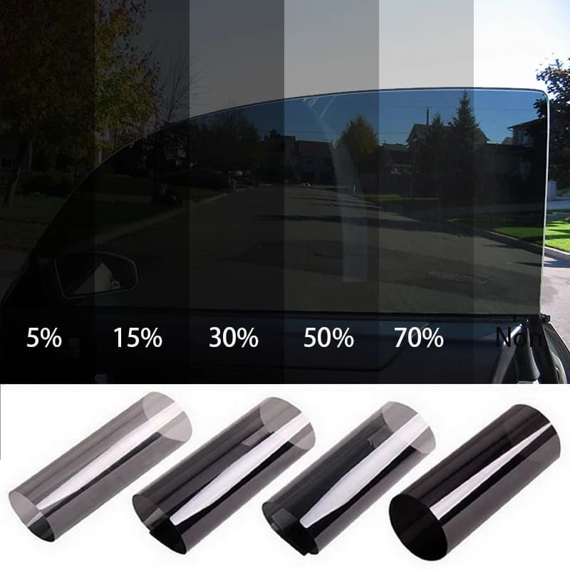 5/15/35% VLT Heat UV Block Professional Window Tint Adhesive Film Auto Car Automotive Window Film DIY Glare Control UV Blocking