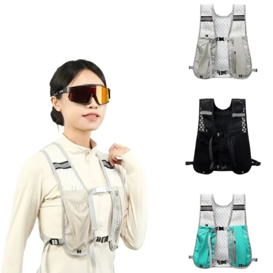 New for cycling Running vests Light running vest Reflective backpack for hydration with phone pocket