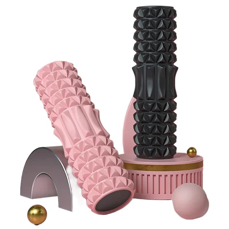 1 piece - Super durable massage roller, yoga column, massage stick - suitable for home exercises and muscle relaxation