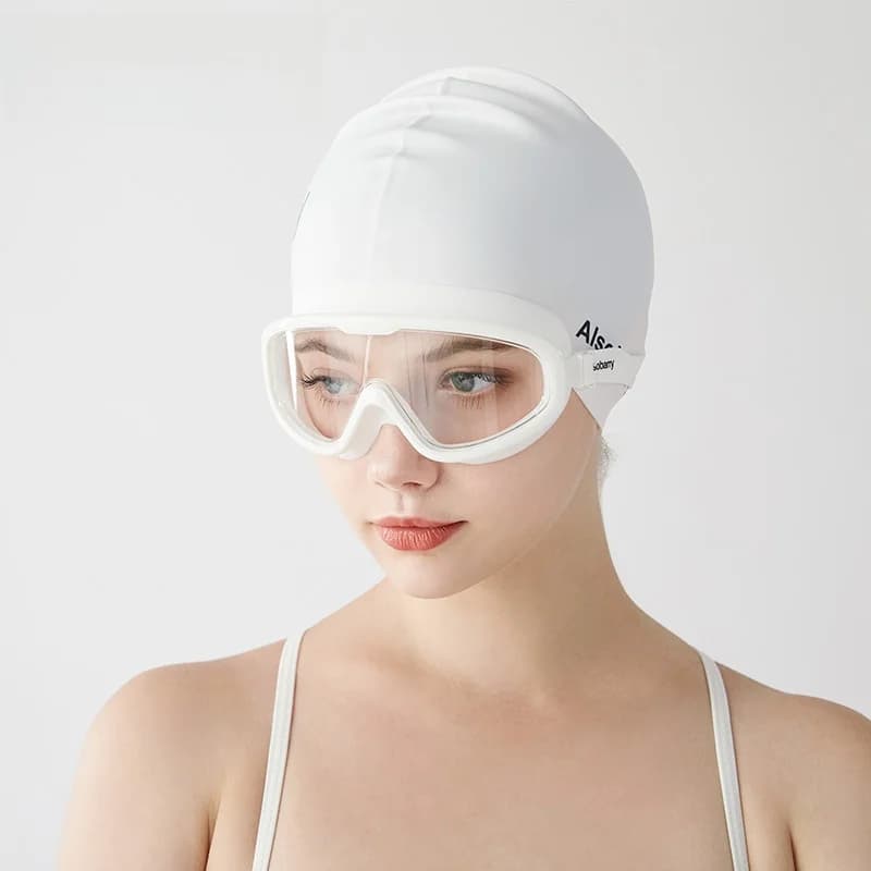 High-definition swimwear for women, durable, anti-fog, waterproof, integrated design diving equipment for men and women