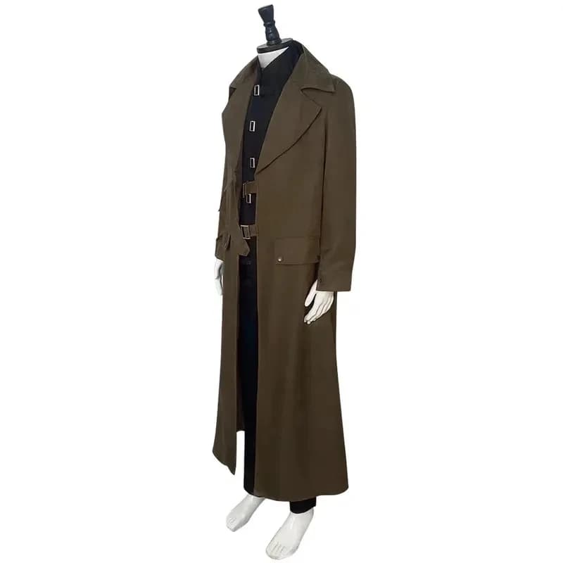 Costumi di Halloween per Cosplay ★ Completo da gioco di ruolo Alastor Moody Mad-Eye: Trench, Gilet e Pantaloni Neri ☆ Nuovo