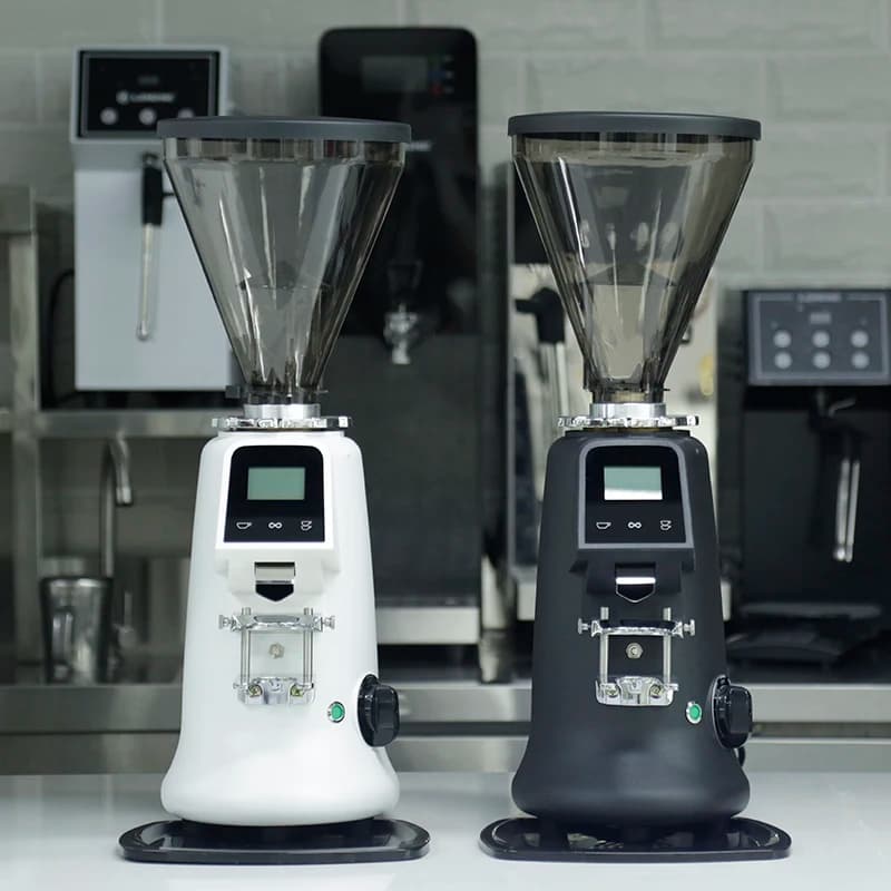 Stainless Steel Flat 64Mm Burr Commercial Coffee Grinder Professional Electric Coffee Bean Grinding Machine For Espresso