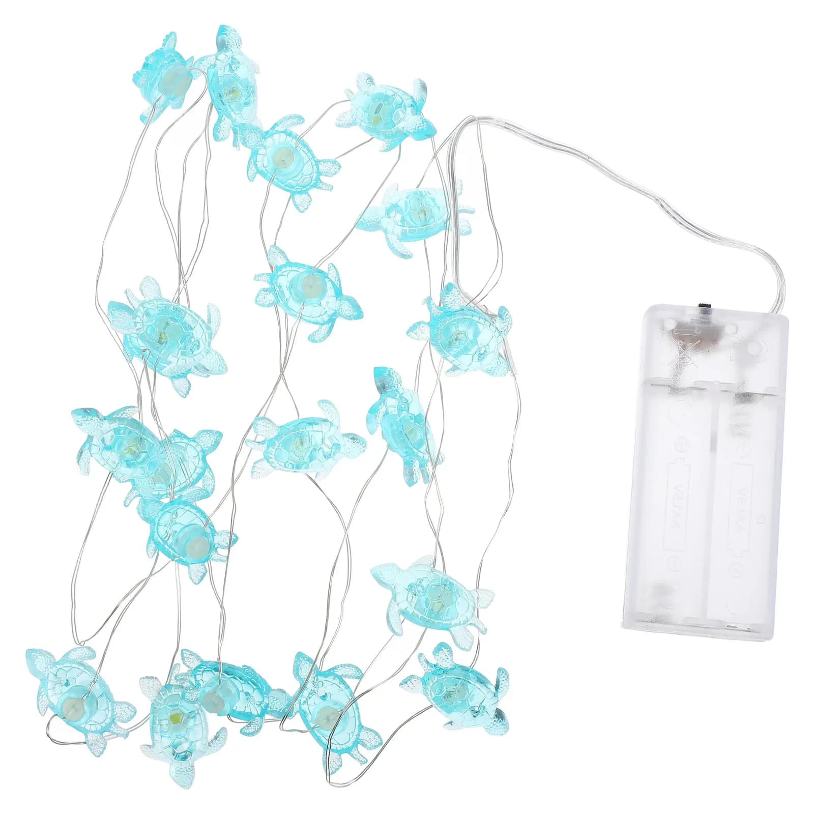 Luci a Corda a Tema Oceano, Lampada Decorativa a Forma di Tartaruga Marina per Interni ed Esterni, Decorazione per Feste e Compleanni