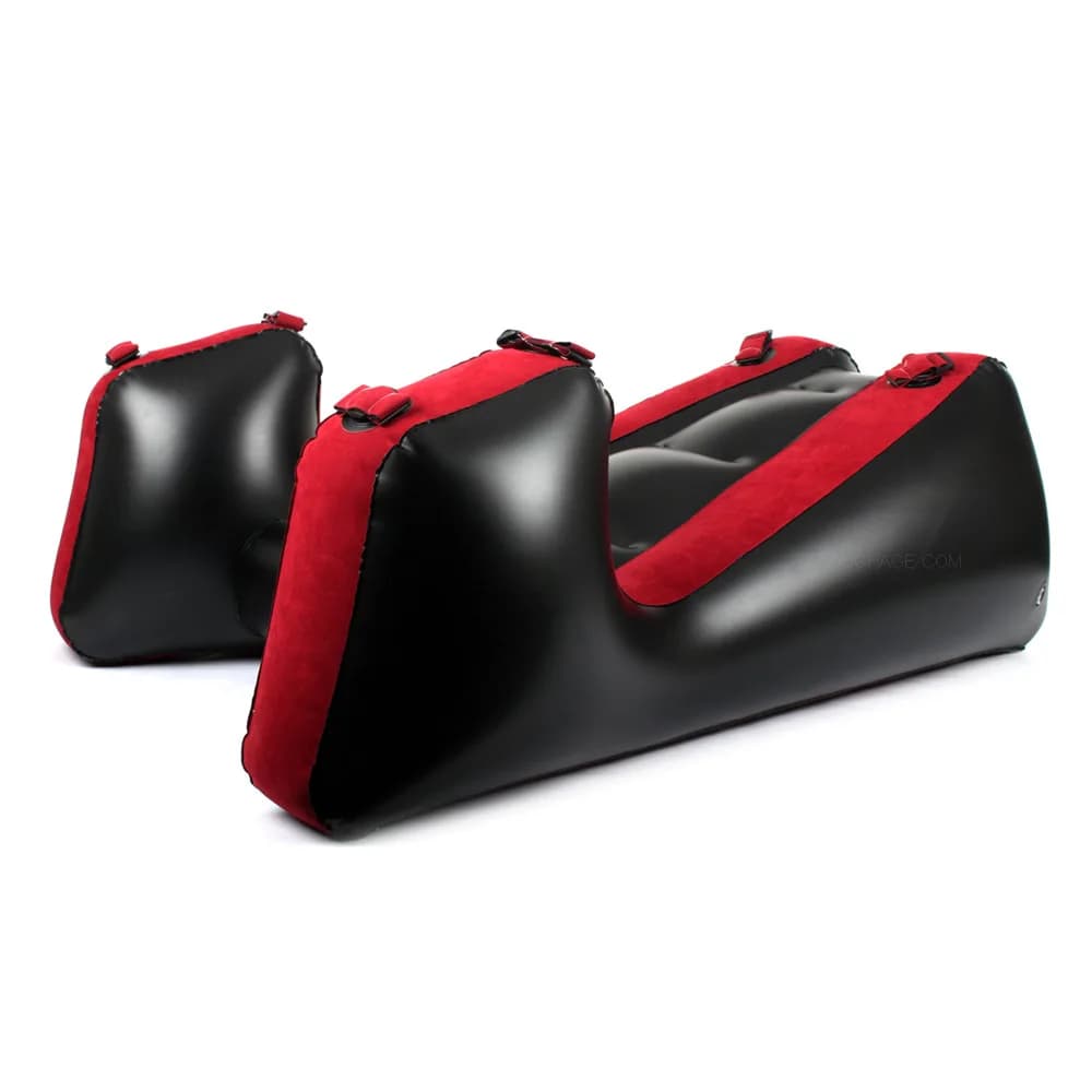 Divano Letto Gonfiabile Portatile, Cuscino ad Aria, Sedia Yoga, Chaise Longue Floccata, Arredo Erotico per Coppie, Posizioni Amorose più Profonde, Giochi per Adulti