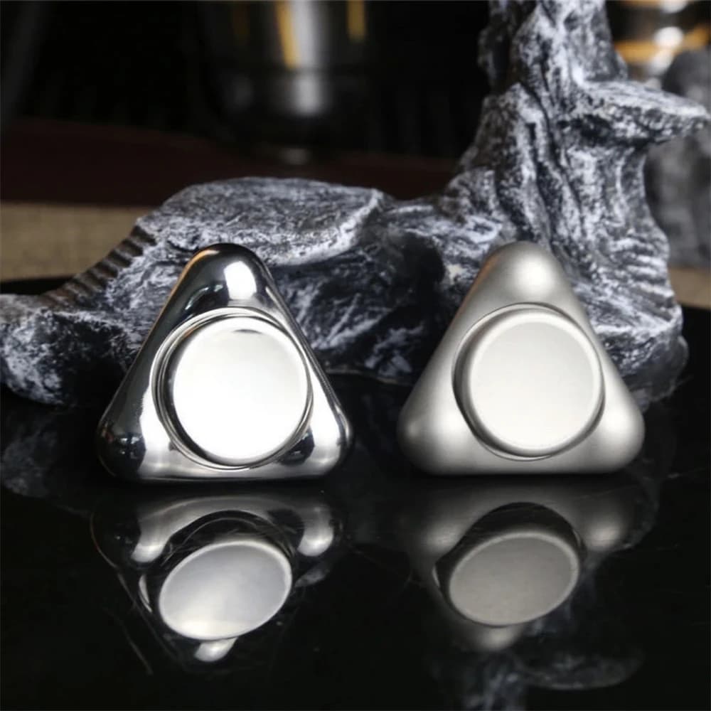 UFO Acciaio inossidabile Fidget Spinner EDC Giocattoli Antistress Mano Spinner Fidget Slider ADHD Ansia Sollievo Giocattoli sensoriali
