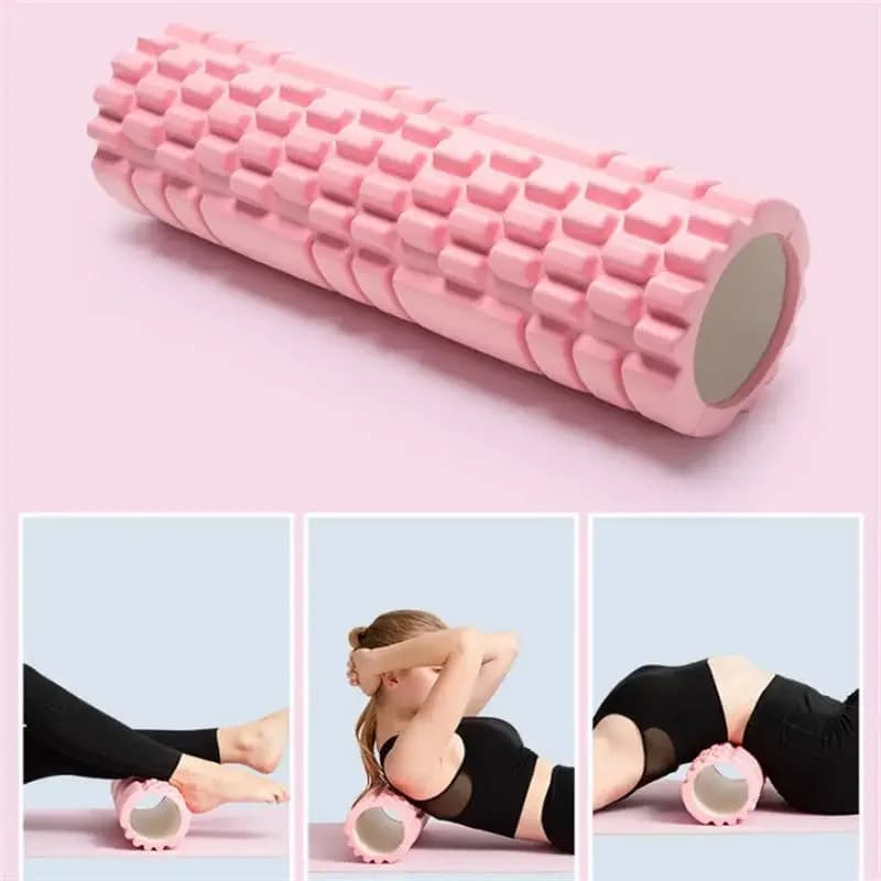 30cm Foam Roller for Muscle Relaxation, Pilates, Yoga, Fitness, Massage, Pressure Point Therapy, Exercises at Home
