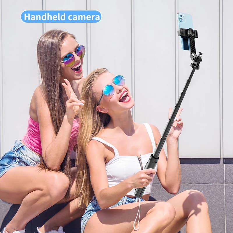 COOL DIER Nuovo selfie stick universale bluetooth selfie stick a quattro zampe supporto per telefono cellulare da 1,3 metri anti-vibrazione trasmissione in diretta