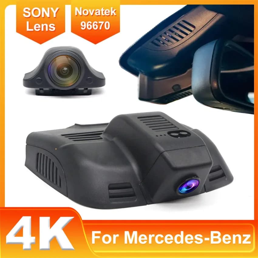 Plug and play Car recorder 4K Dash Cam Mercedes Benz Class E W212 W204 W207 C207 C200 E230 E300 E350 09-15