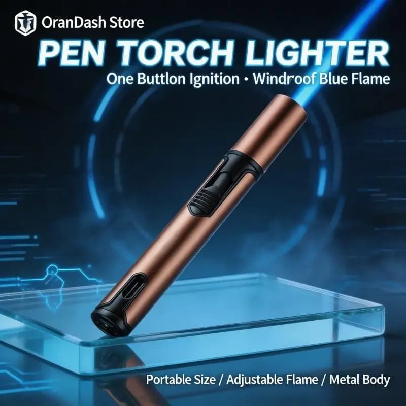Metal Turbo Windproof Gas Torch, New Pen Spray Gun Jet Butane Lighter, Multipurpose Accessory For Kitchen Welding Candle Cigar P