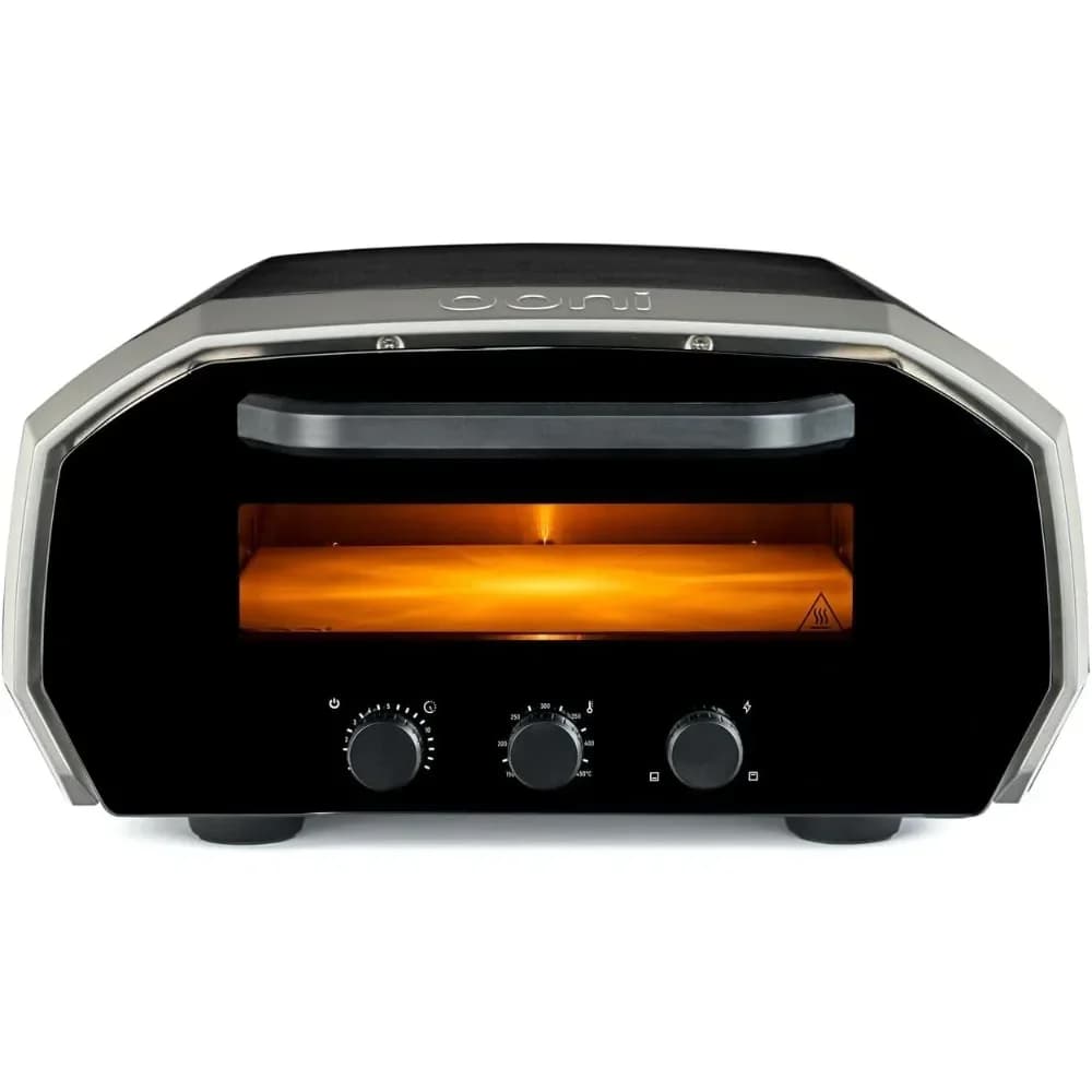 %a Forno elettrico per pizza Volt 12 - Forno elettrico versatile per interni ed esterni, fornello per pizza con pietra, tostapane per interni ed esterni