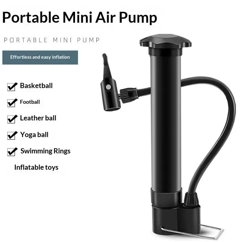 Portable Bicycle Pump Valve 80PSI Lightweight Balloon Manual Air Pump Mountain Road Bike Tire Inflator Cycling Accesories