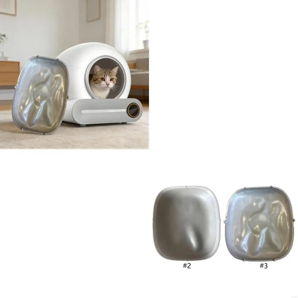 Lettiera per gatti con tappetino per lettiera per gatti impermeabile a tenuta stagna 62KD