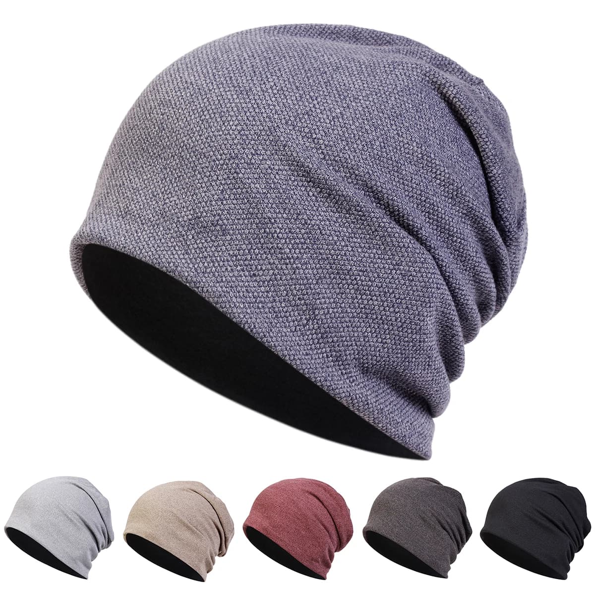 Unisex Solid Color Beanies Winter Thickened Velvet To Keep Warm Hat Hip Hop Cap Beanie Hat Caps for Women Men