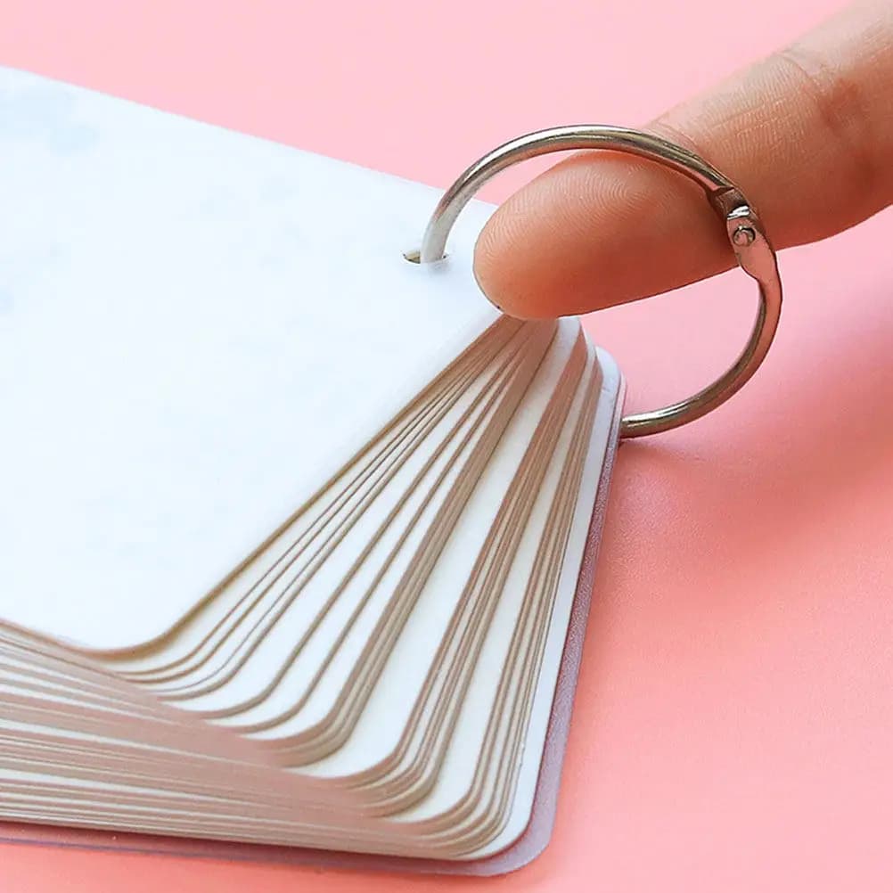 25 Pezzi Anelli Metallici per Rilegatura, Robusti e Resistenti, Lisci e Lucidi, per Agende, Quaderni, Scrapbook, Fai da Te, Fogli Staccabili, Indici