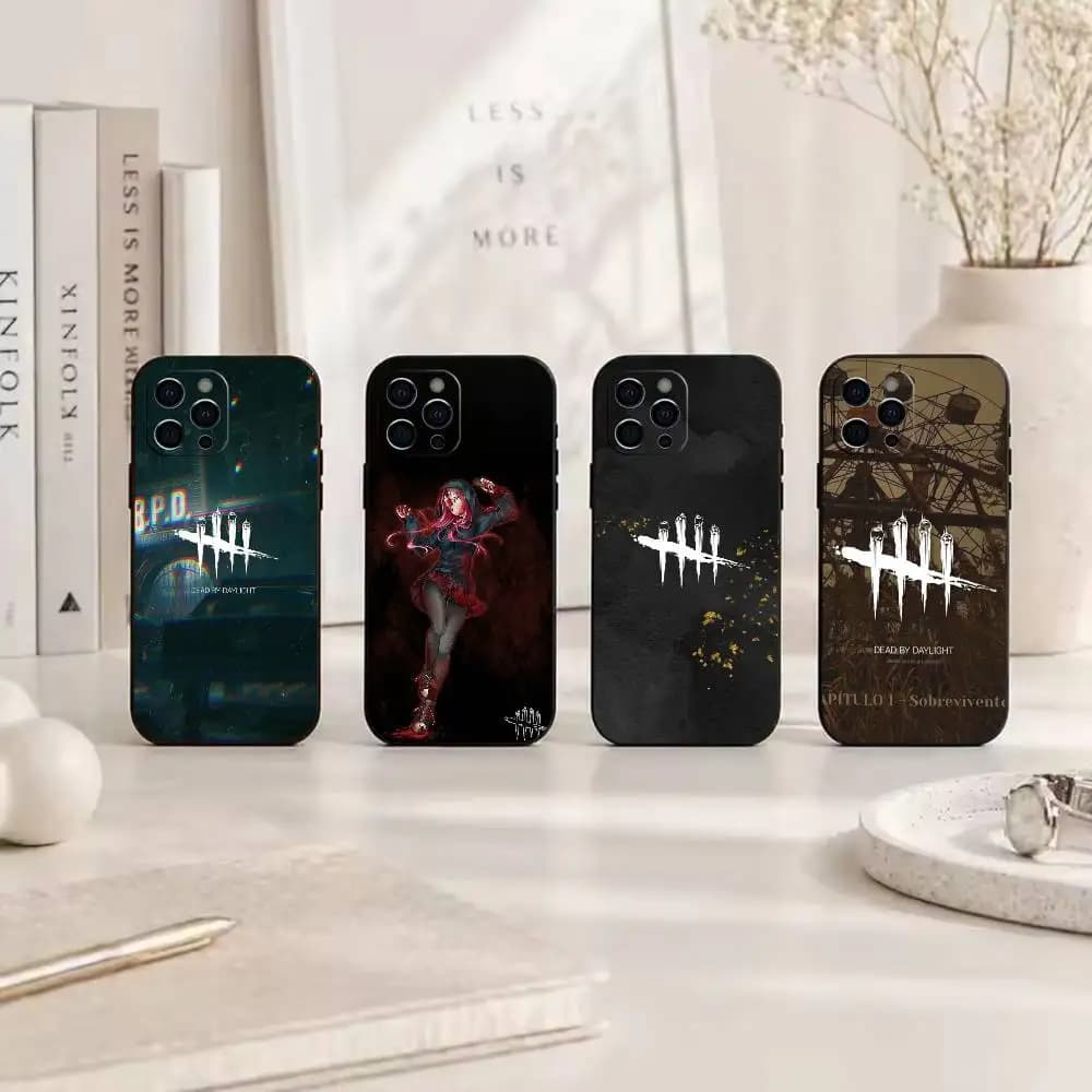 Dead by Daylight Phone Case For iPhone 17,16,15,14,13,12,11,Pro,Max,Plus,Air,X,XS,XR,SE,Soft Black Funda(one)