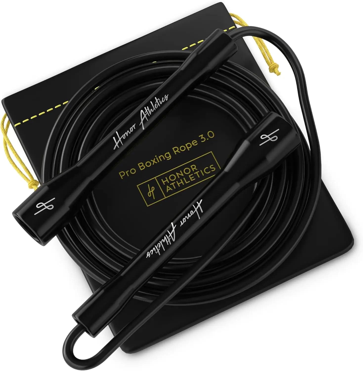 Corda da Boxe Professionale 3.0, Corda per Saltare da 5,3 mm Regolabile per Interni/Esterni, Miscela TPU-PVC Ultra-Resistente Anti-Piegamento, Maniglie Infrangibili per