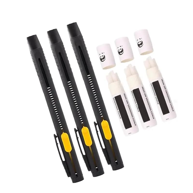 Heat Erasable Fabric Marker Erasable Replaceable Refill Marker Pen For DIY Embroidery & Crafts-AT36