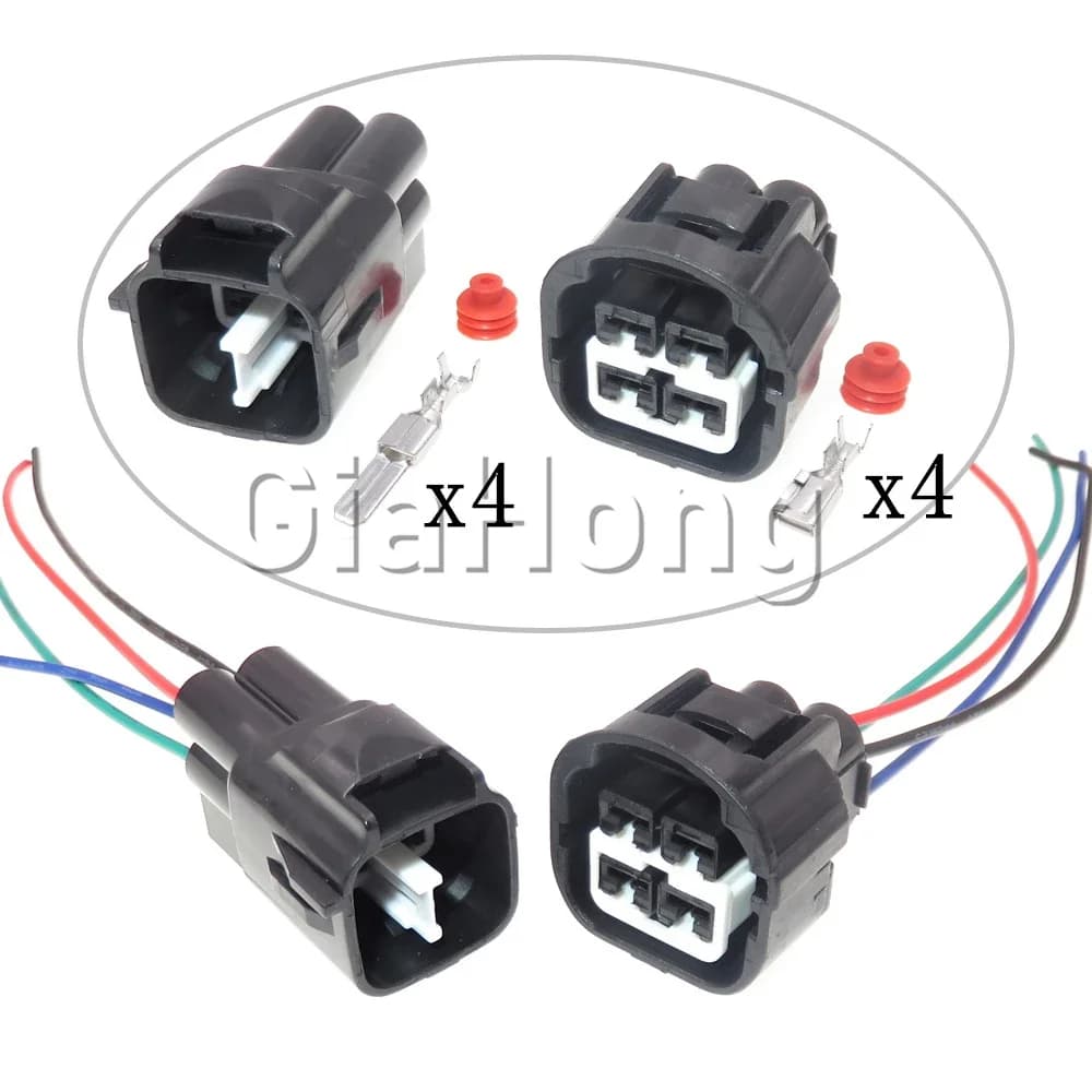 1 Set 4 Modi 7282-7043-30 7283-7043-30 MG641744-5 Montaggio AC Ventola Per Auto Filo Prese Impermeabili Accessori Auto Connettore