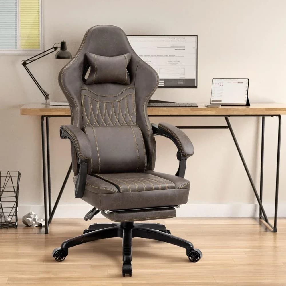 Premium Dowinx Gaming Chair Breathable Leather Gamer Chair With Pocket Spring Cushion