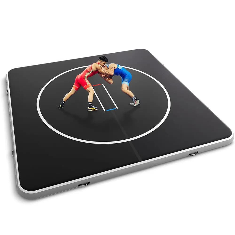 Tappetino Gonfiabile in PVC per Ginnastica e Yoga, 3M Antiscivolo, per Grappling e Boxe