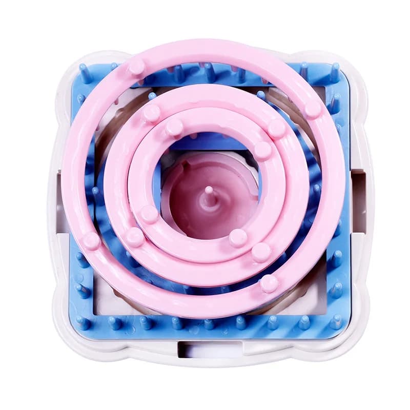 1 set telaio per maglieria a mano fiore margherita modello creatore set di tessuto filato di lana ago kit per maglieria strumento artigianale fai da te per la casa