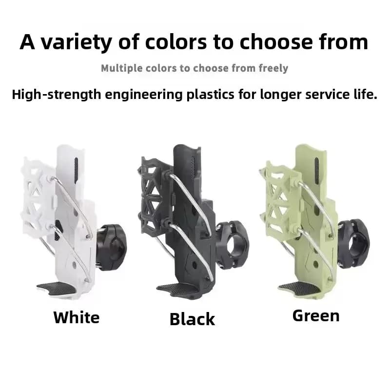 1 Set Universal Motorcycle Water Bottle Holder for 360 Degree Adjustable Bike for ADV Motorcycles for Road Bike MTB