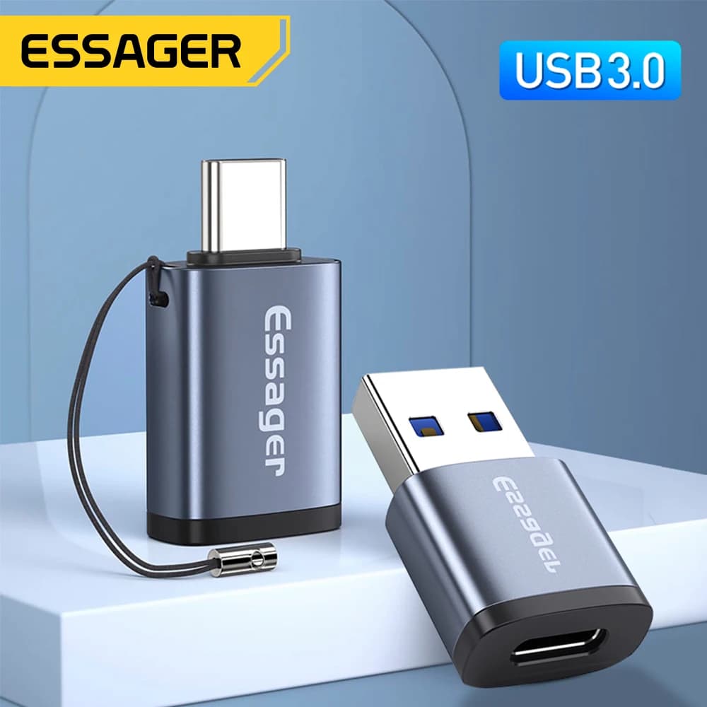 Essager USB Type C OTG Adapter Type-C USB-C Male To USB 3.0 Female Converter For Macbook Xiaomi mi Samsung USBC OTG Connector