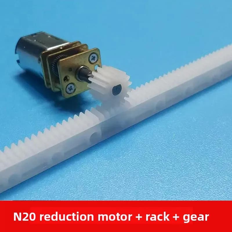 N20 Geared Motor Micro, Motor 0.5 Modular Rack Guide 12-tooth 15-tooth 3MMD Hole Gear Set
