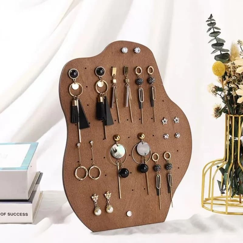 Vertical Earring Display Stand, Earring and Jewelry Rack, Convenient Storage Case, Jewelry Holes Holder
