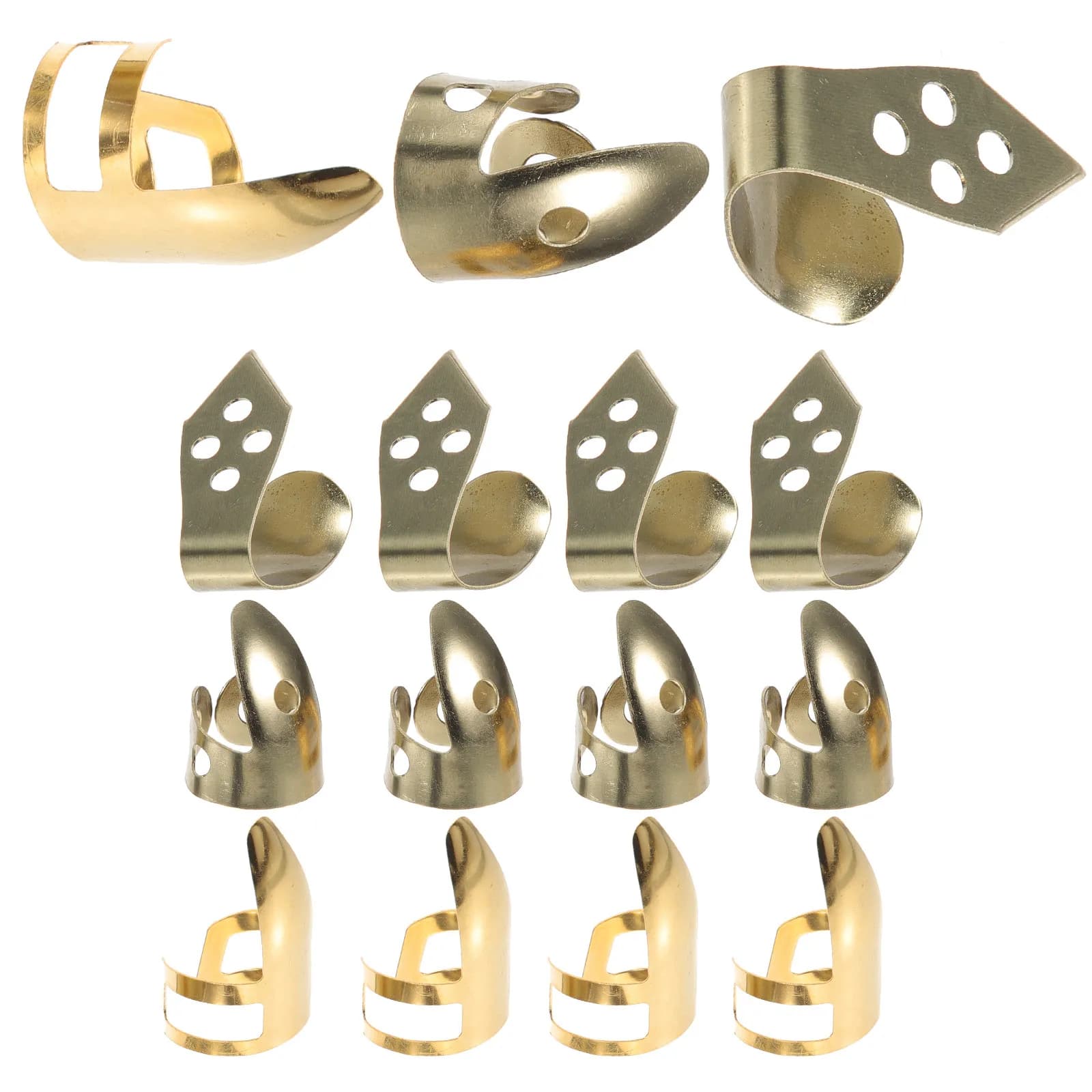 Set di Protezioni per Dita in Metallo Adatte per Chitarra, Banjo, Strumenti Acustici ed Elettrici, Accessorio per Pratica, Plettri per Banjo