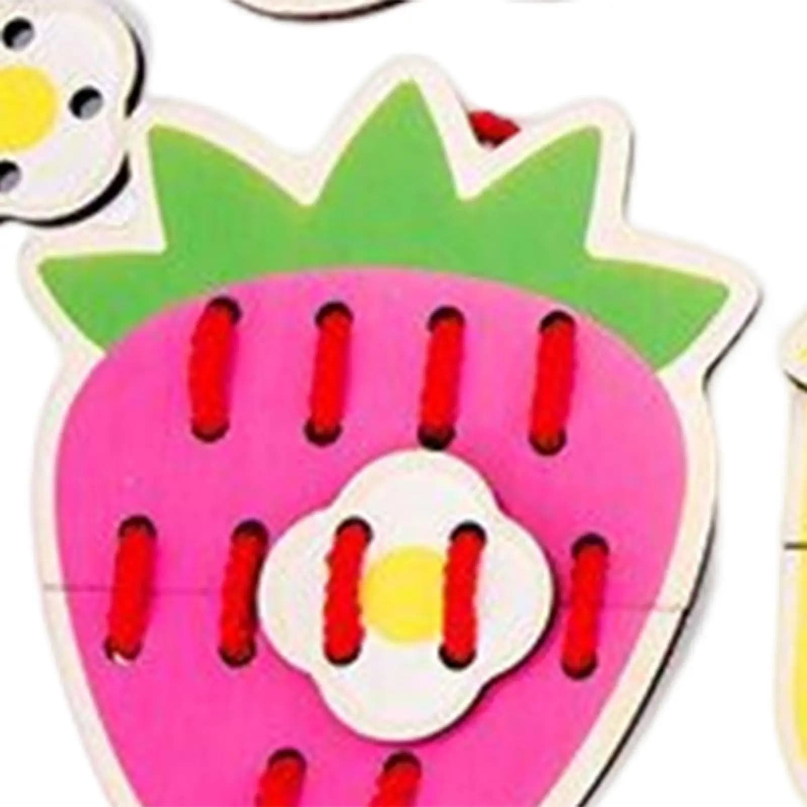 Puzzle in legno con blocchi di pizzo, giocattoli educativi per lo sviluppo della motricità fine e l'apprendimento precoce