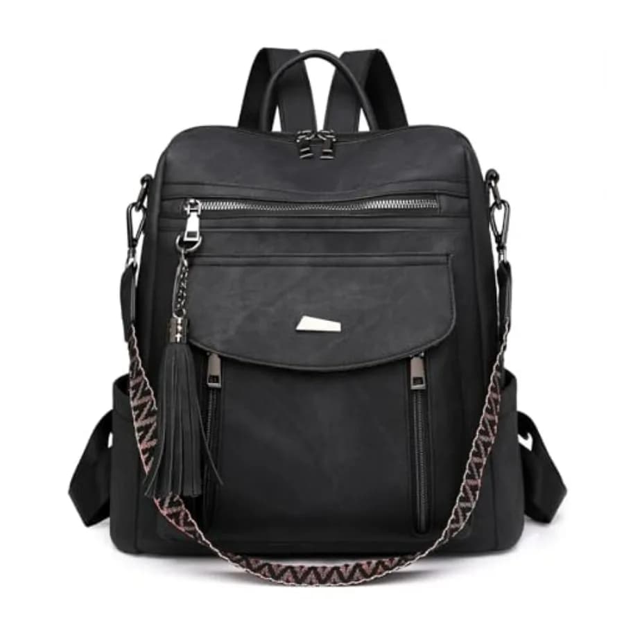Zaino Borsa per Donne in Pelle PU, Zaino Moda, Borsa a Spalla per Signore, Borse per Viaggi e Uso Quotidiano