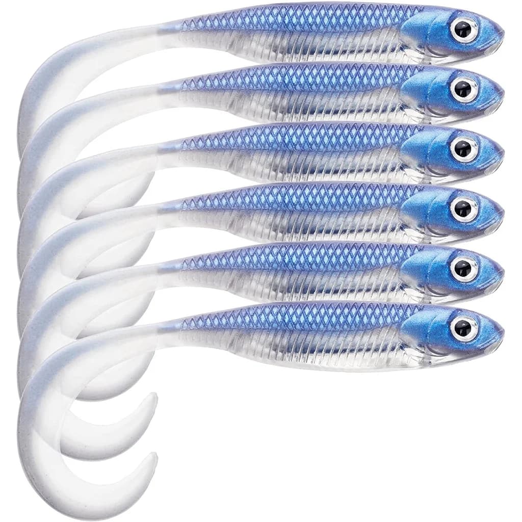 10/12pcs 100mm Rubber Soft Lures Simulation 3D Eyes Grub Tail Fishing Baits For Pike Bass 80mm Silicone Artificial Lure Swimbait