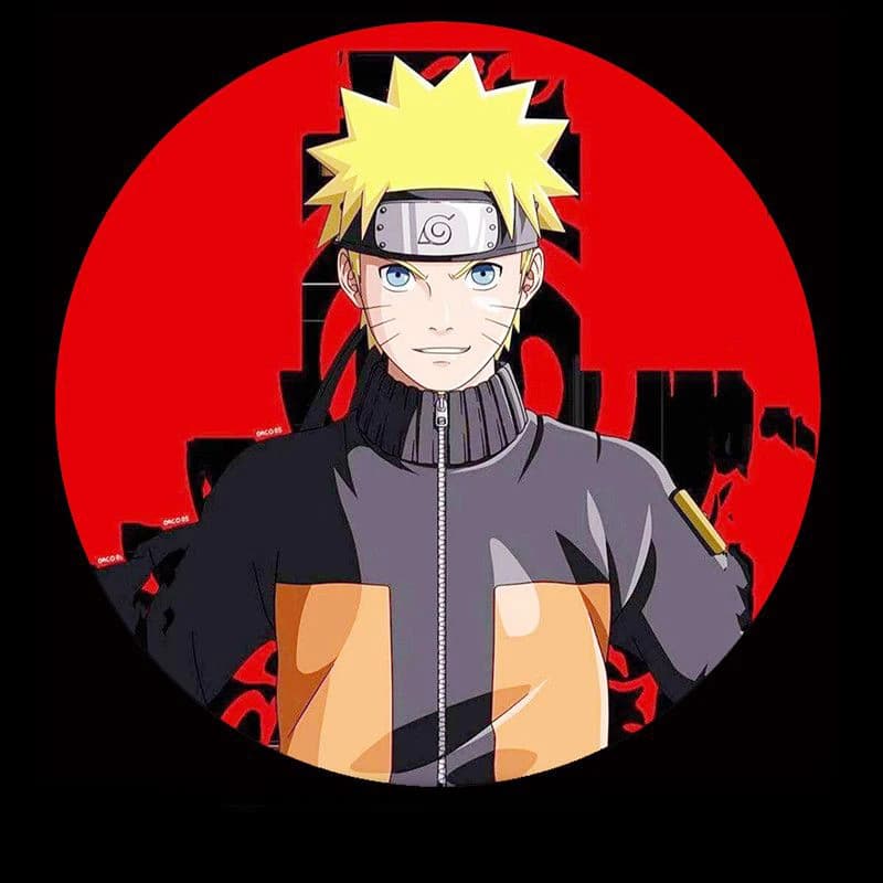 Luce Proiettore per Auto Naruto Uzumaki, Luce di Benvenuto, Luce Atmosfera, Decorazione Auto Cartoon, Luce con Sensore per Porta, Regalo Naruto per Auto