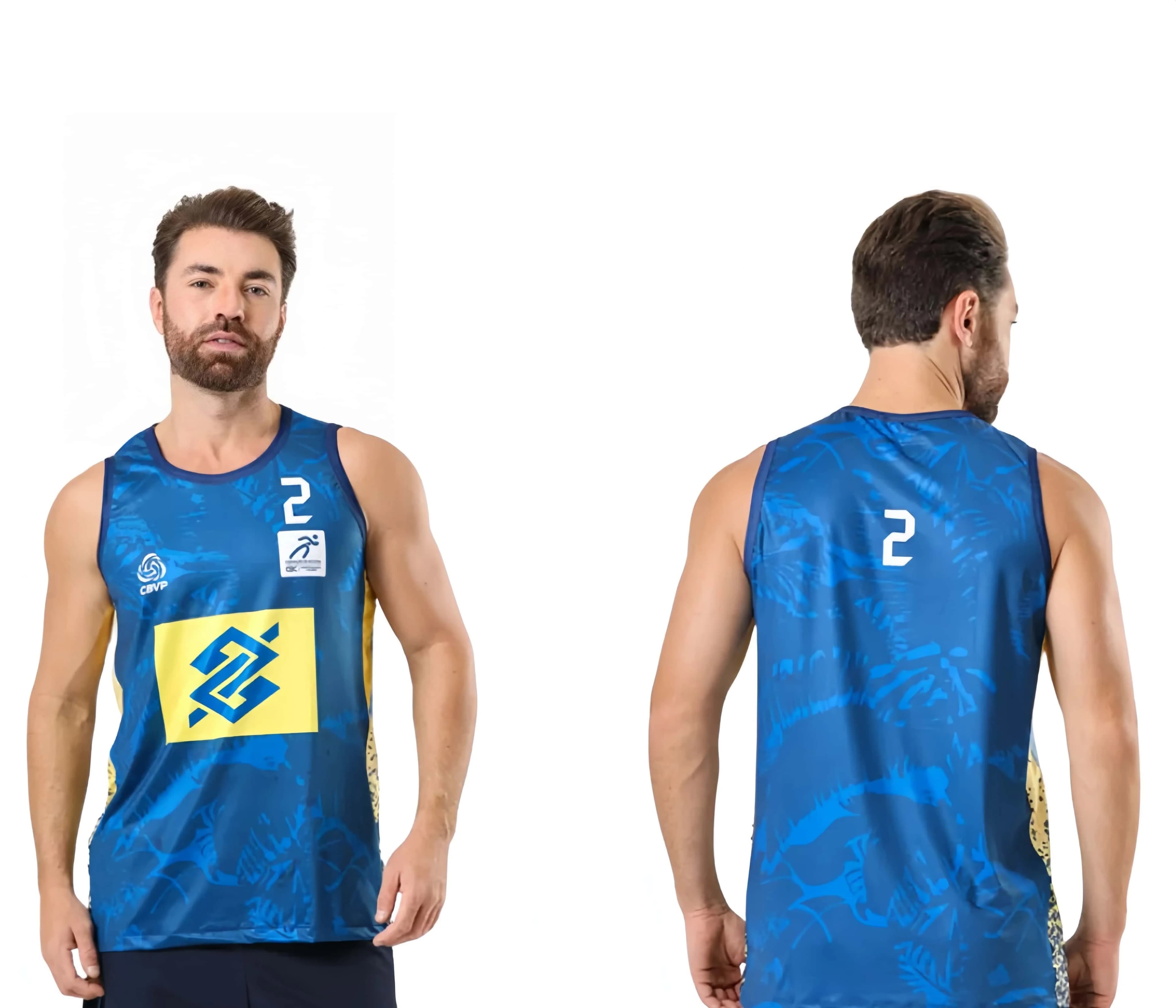 Men Volleyball Jersey Competition Sleeveless Tank Top Player Breathable Sports Training Vest Match Volleyball Uniform Unisex