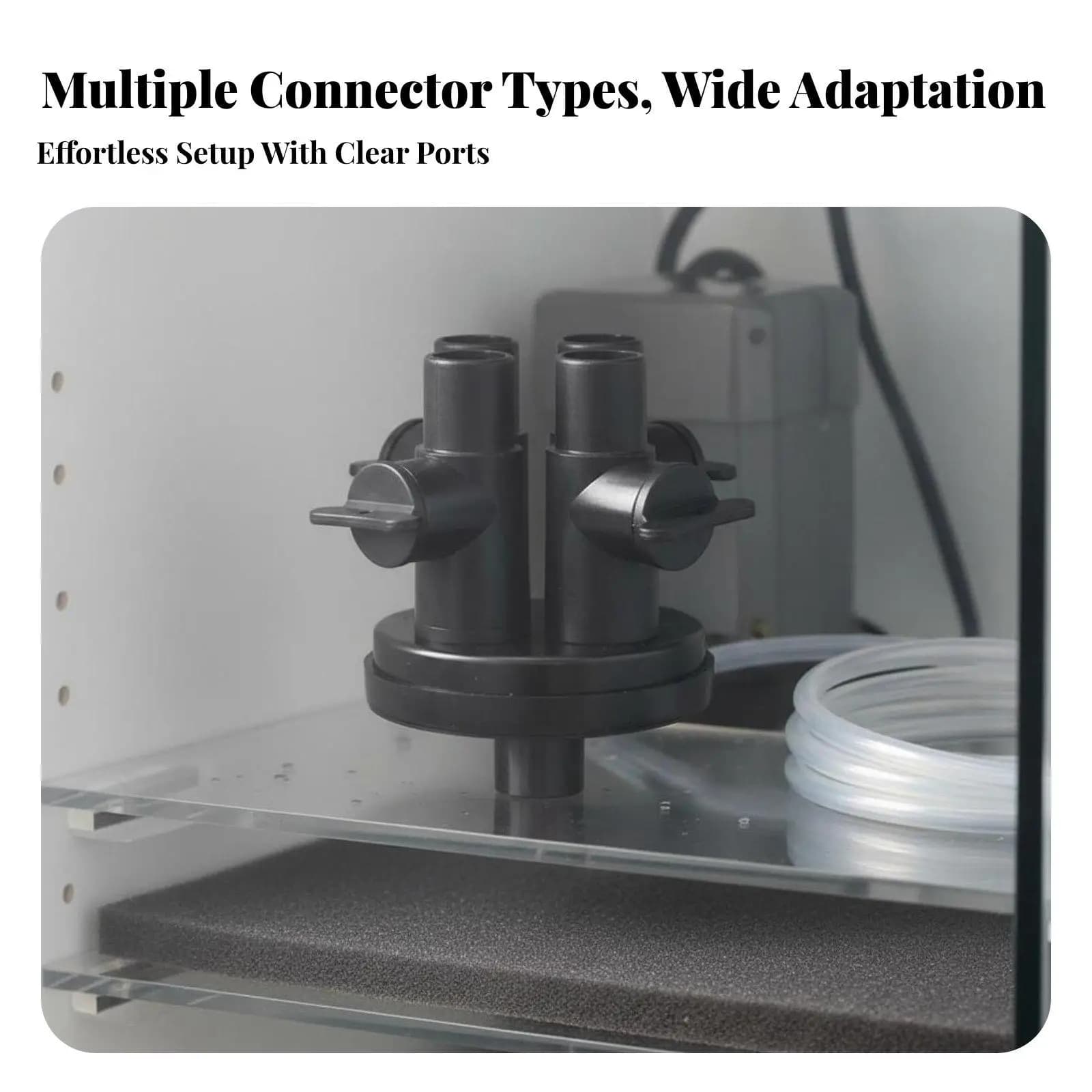 Quick Connect Diverter Connector 3 Way Water Hose Divider for Outdoor Garden Irrigation Hose Management