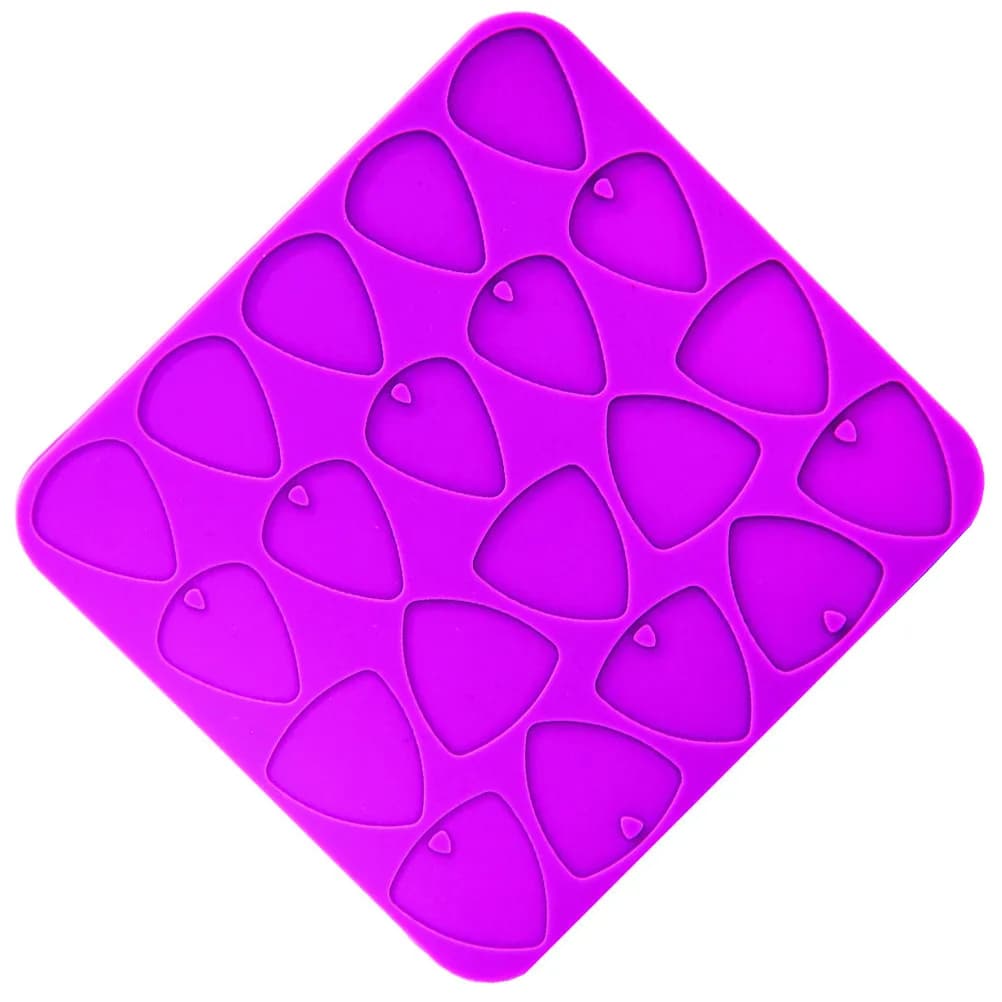 Stampo in Resina per Plettri da Chitarra, 5 Spessori, Strumento Fai-da-Te per Realizzare Plettri Personalizzati, Stampo di Precisione, Accessori per Chitarra