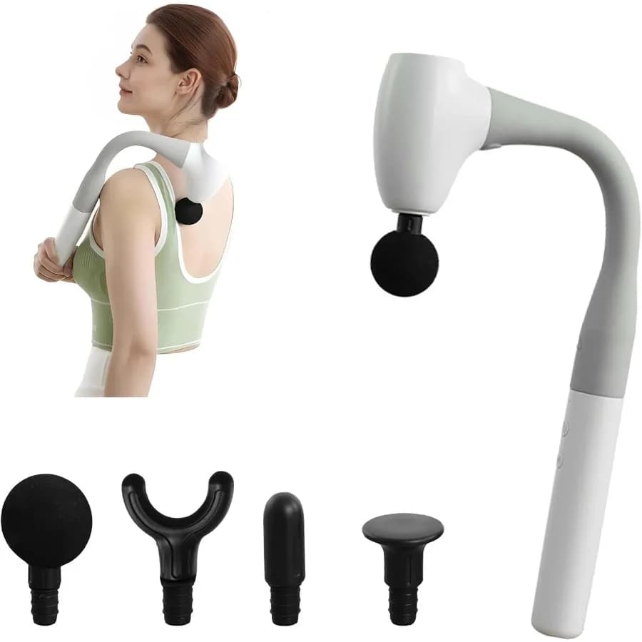 Extended U.S. Back Massage Gun Designed for Deep Fabric Relief in Difficult Areas