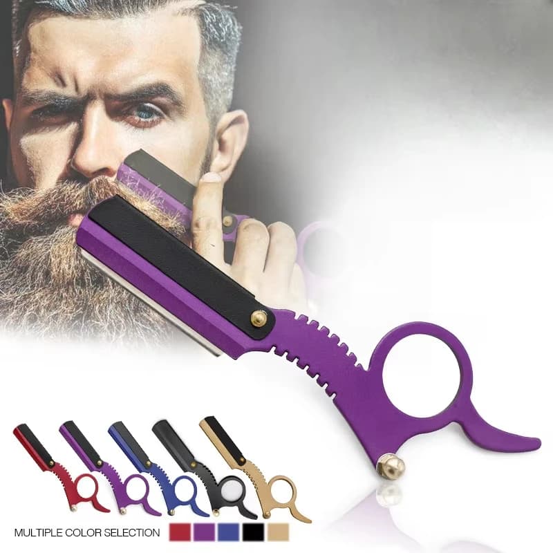 Shaving tool for shaving hair from manual barber - Blades for cutting beard eyebrows Straight edge for professional hair hair removal