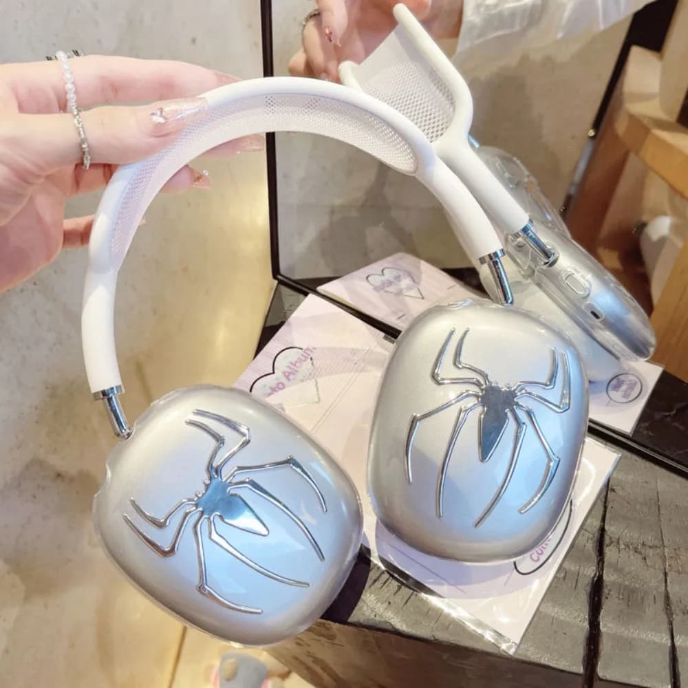 Spider Cartoon Cover for AirPods Max Soft Case IMD Headsets for Apple AirPods Max Coque Bluetoothn Headphone Accessories
