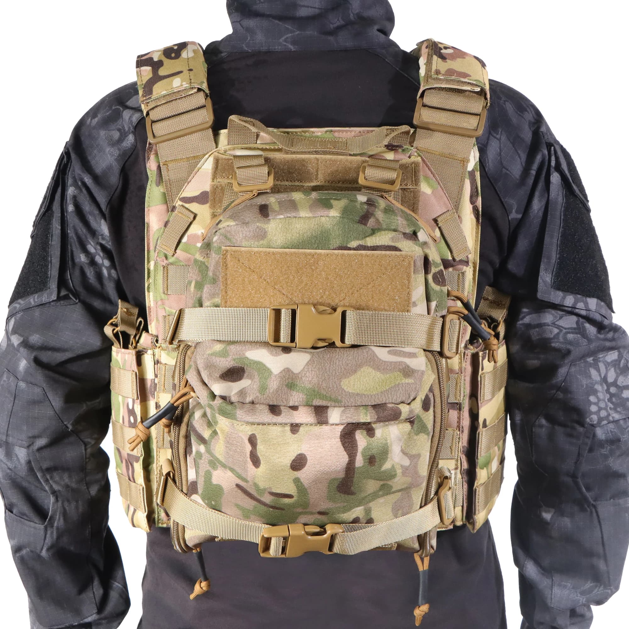 Tactical Moisturizing Bag Light Waterproof Nylon Bag Outdoor Camping Sport Backpack Bag Mini Water Bag with Back Panel