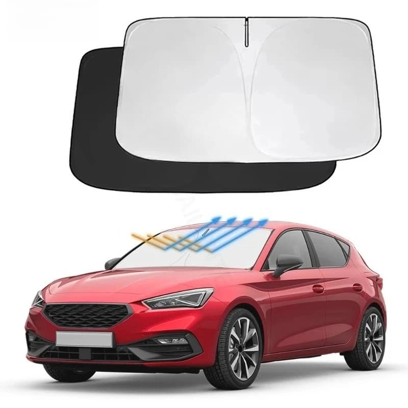 Auto Parabrezza Blocco di Copertura Sole Per Seat Leon 2012-2016 2017 2018 2019 2020 Accessori Auto Parasole Anteriore Lunotto Posteriore Visiera