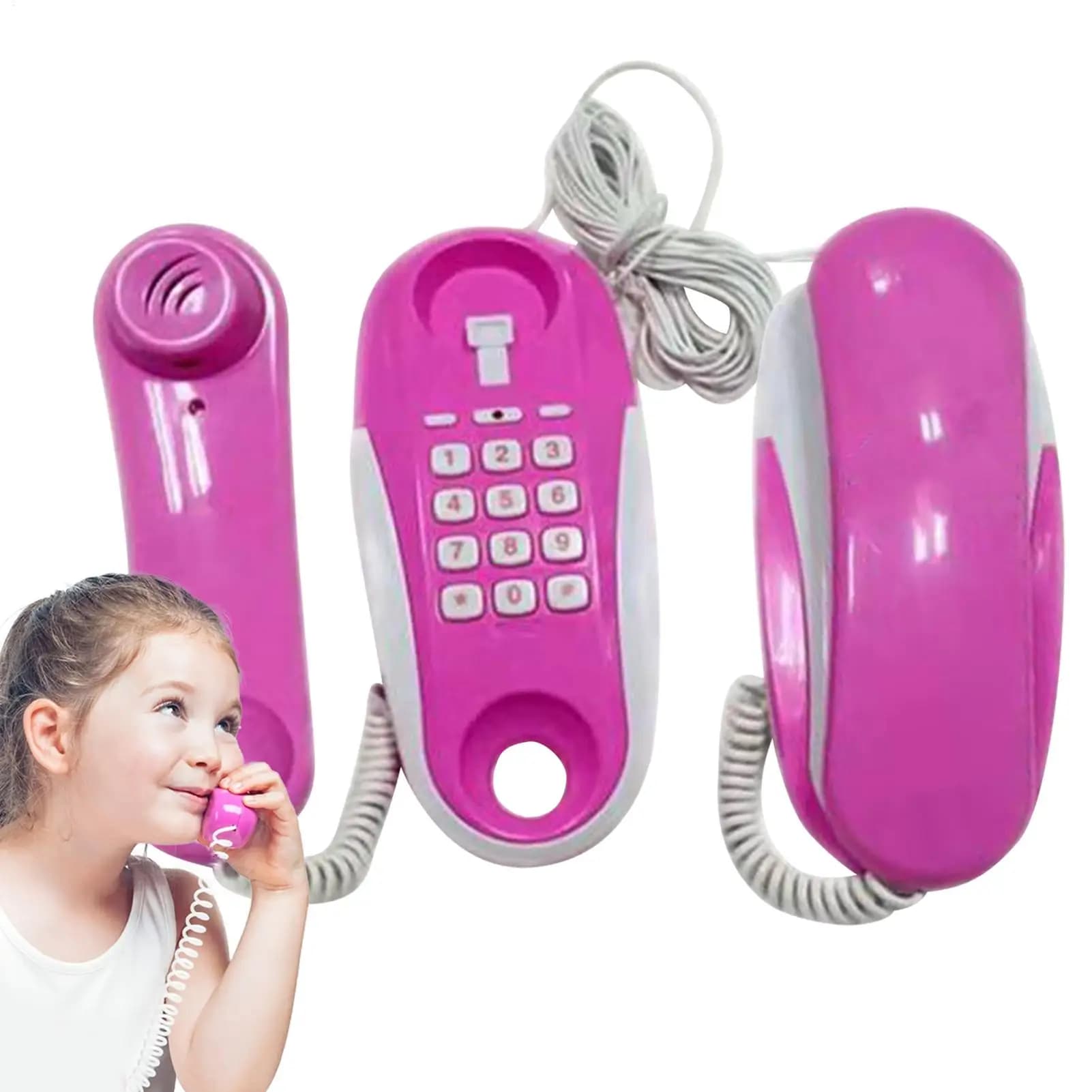 Giocattoli Telefonici per Bambini, Gioco di Ruolo, Giocattolo di Comunicazione, Telefono Interfono Wireless Divertente per Bambini, Giocattoli Educativi