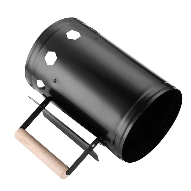 Outdoor Camping Anti-slip Fire Grill Carbon fireplace Starting Bars for quick stove with handle Barbecue tools with ignition