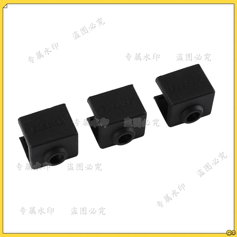 3 pieces Neptune 3 Plus/Pro Hotend Heating Block Silicone Case for accessories Neptune 3D Printer Parts