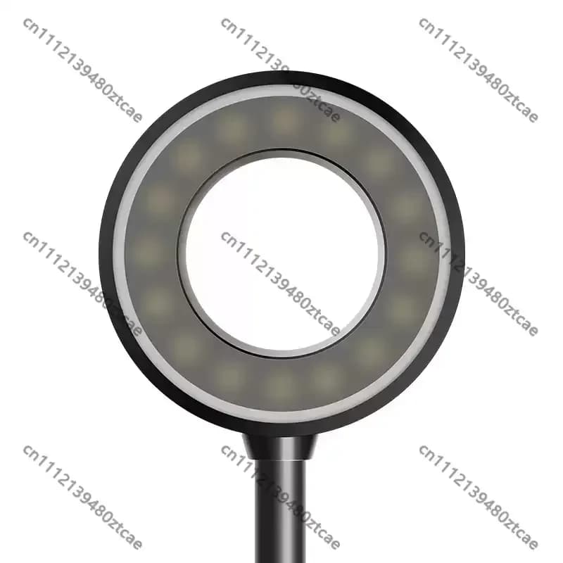 Compact Microscope Ring Light Source Single‑Tube Fill Light For Industrial Lens Brightness Adjustable Microscope Illumination