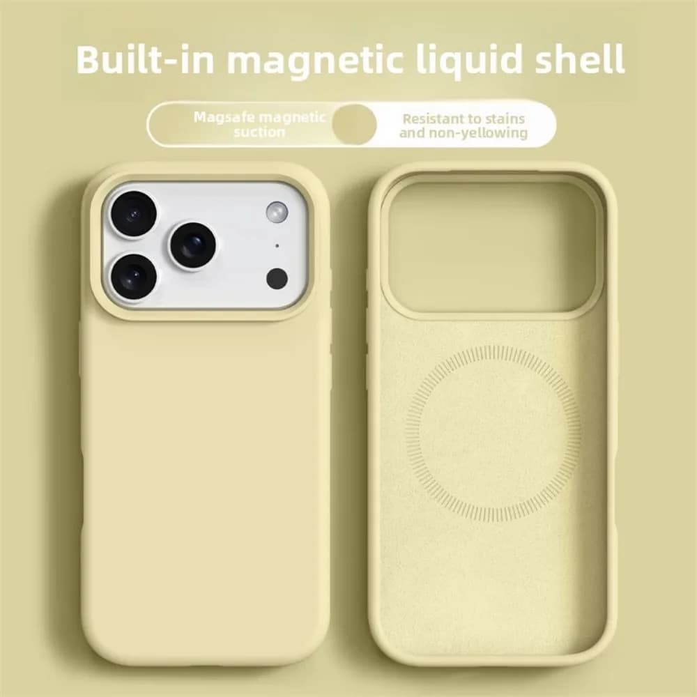 Custodia magnetica originale per iPhone 17 16 Pro Max Custodie in silicone liquido per iPhone17 16 Pro Max 17Pro Air Custodia morbida per paraurti