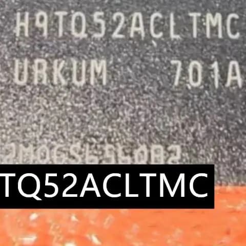 1-3 pezzi H9TQ52ACLTMC eMMC memoria Nand Flash IC Chip 64 GB + 4 GB di RAM