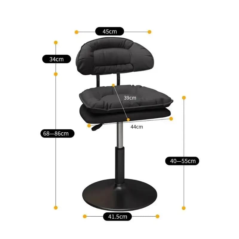 Chair Nordic Ergonomic Design Modern Bar Adjustable Height Trendy Bar Chair Luxury Beauty Taburete Living Room Furniture
