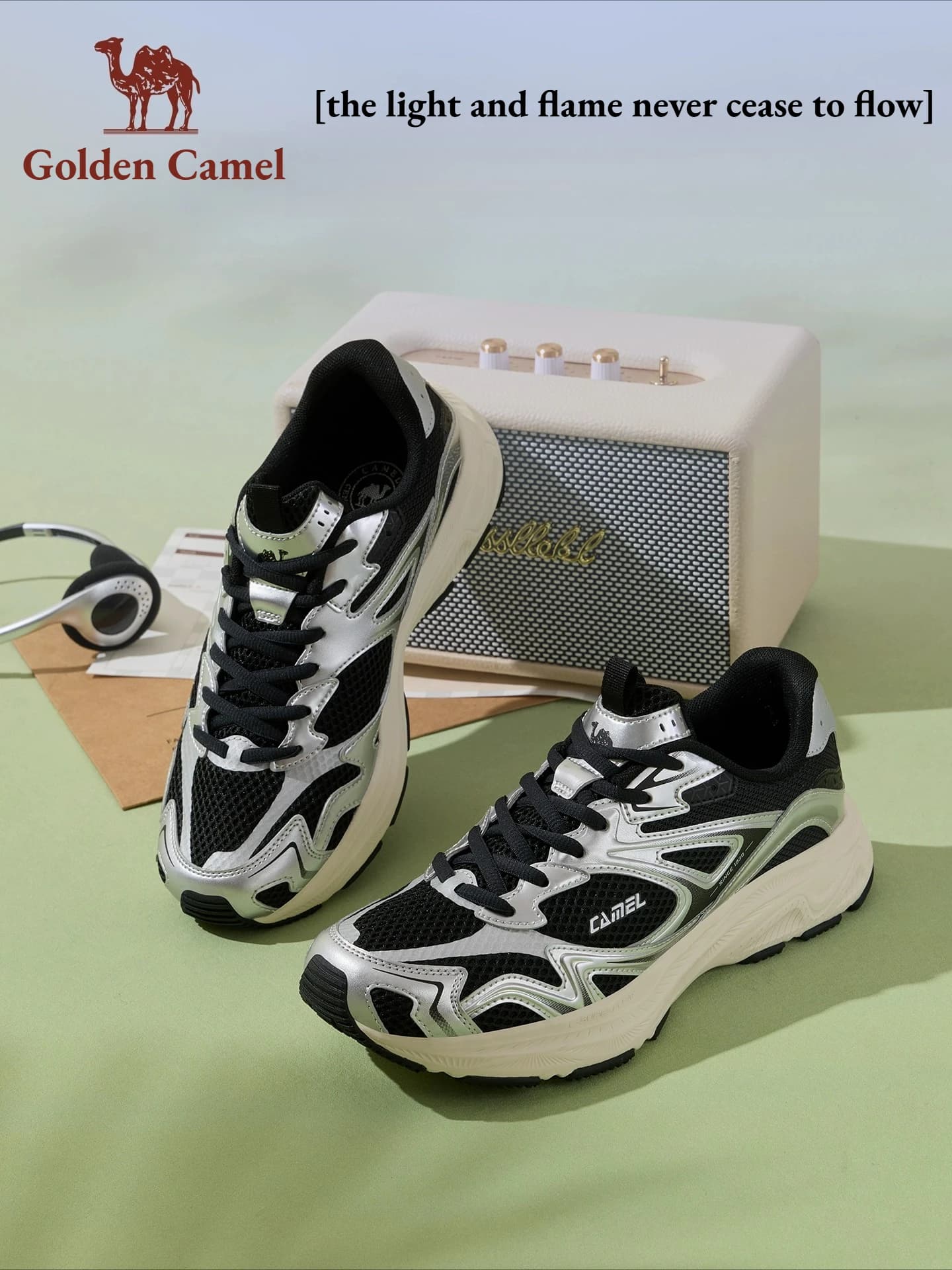 Scarpe da Corsa Outdoor Golden Camel per Uomo 2026, Nuove Sneakers Antiscivolo Leggere e Traspiranti, Scarpe Sportive Casual